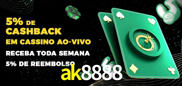 Promoções do cassino ao Vivo ak8888